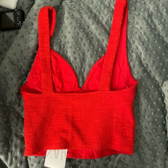 red zara corset top - Picture 2 of 3